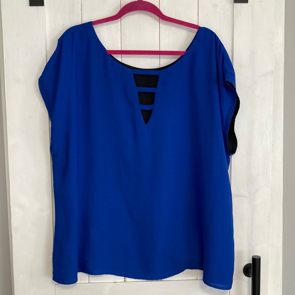 Reversible Blouse - blue